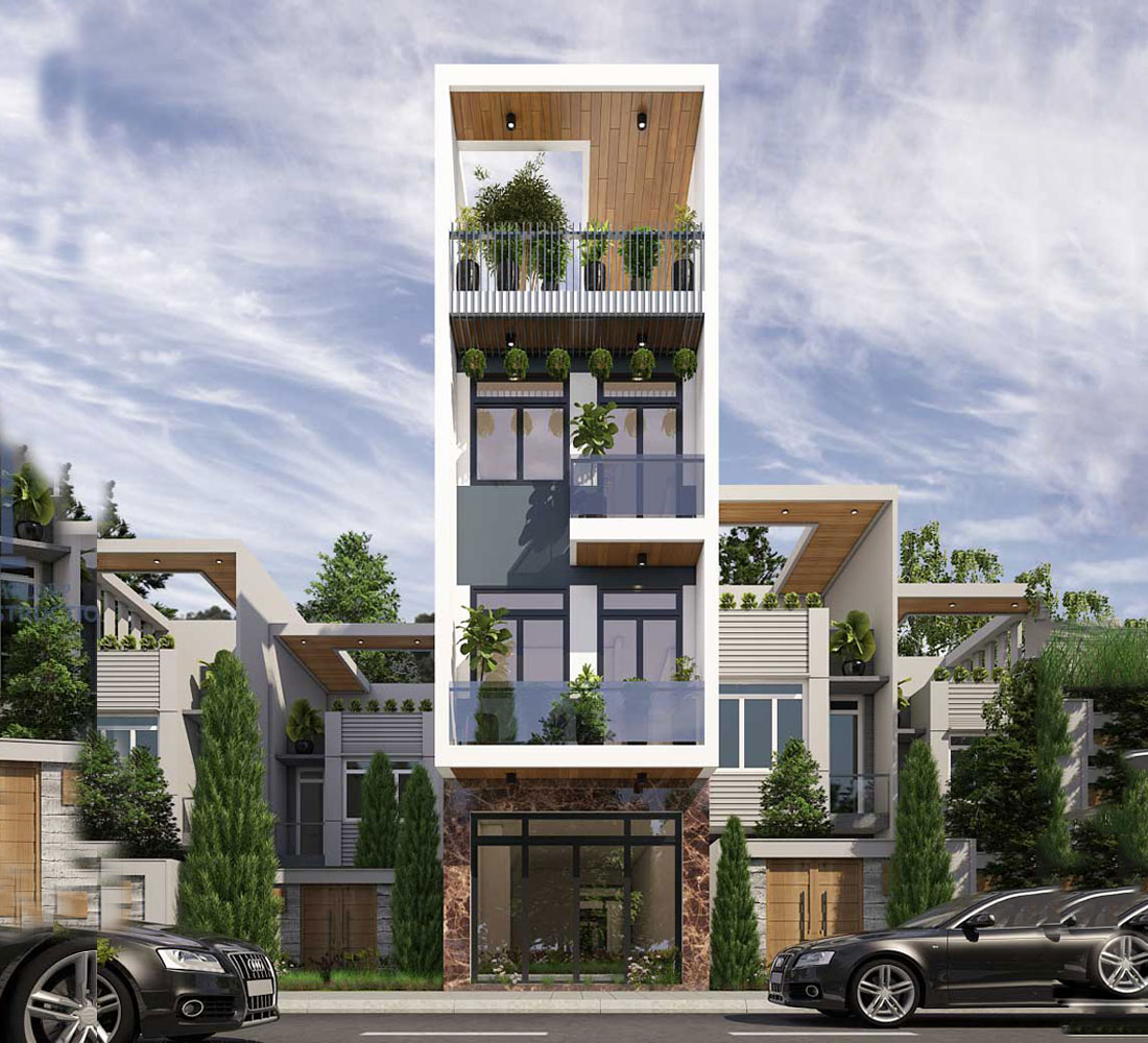 Mẫu nhà phố hiện đại 4 tầng 4x16m tại Bình Tân