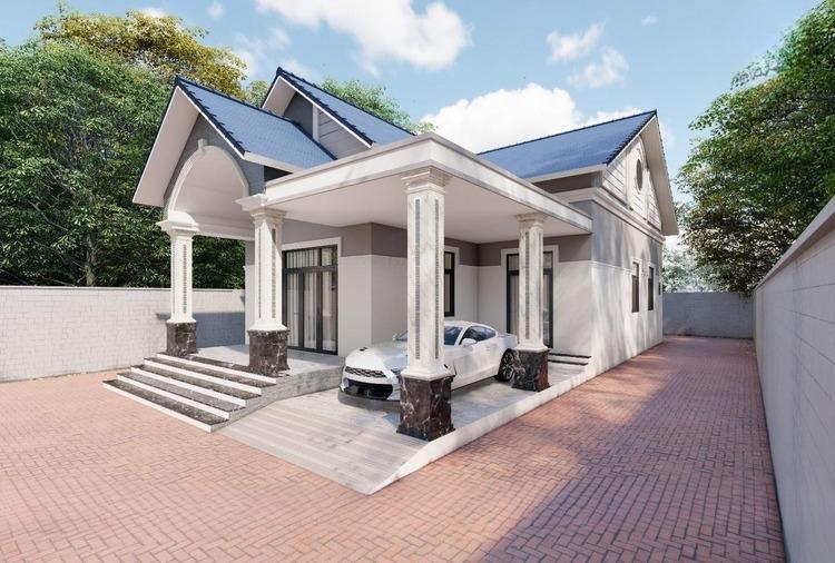 Mẫu nhà cấp 4 mái Thái  