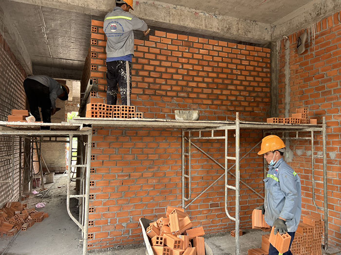 Quy Trình Thi Công Xây Tường & Tô Tường 